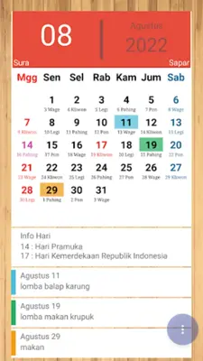 Kalender Jawa android App screenshot 4