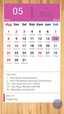 Kalender Jawa android App screenshot 5